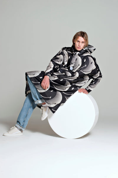 Half Moon x Smiley® - Poncho de lluvia