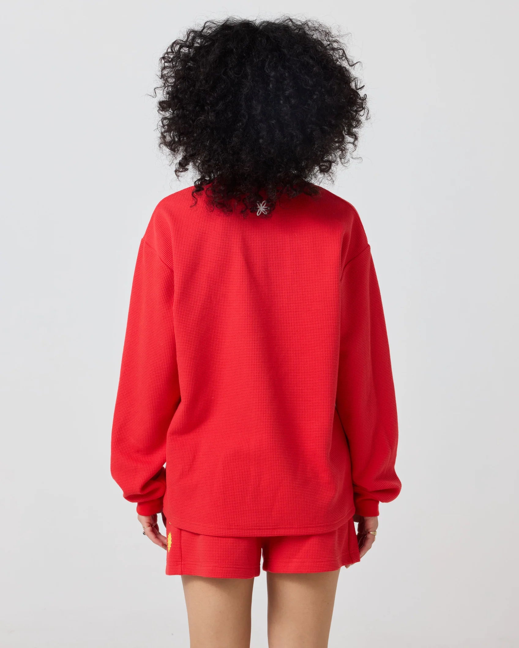 Sesame Street Spreads Joy Thermal Long Sleeve, Red