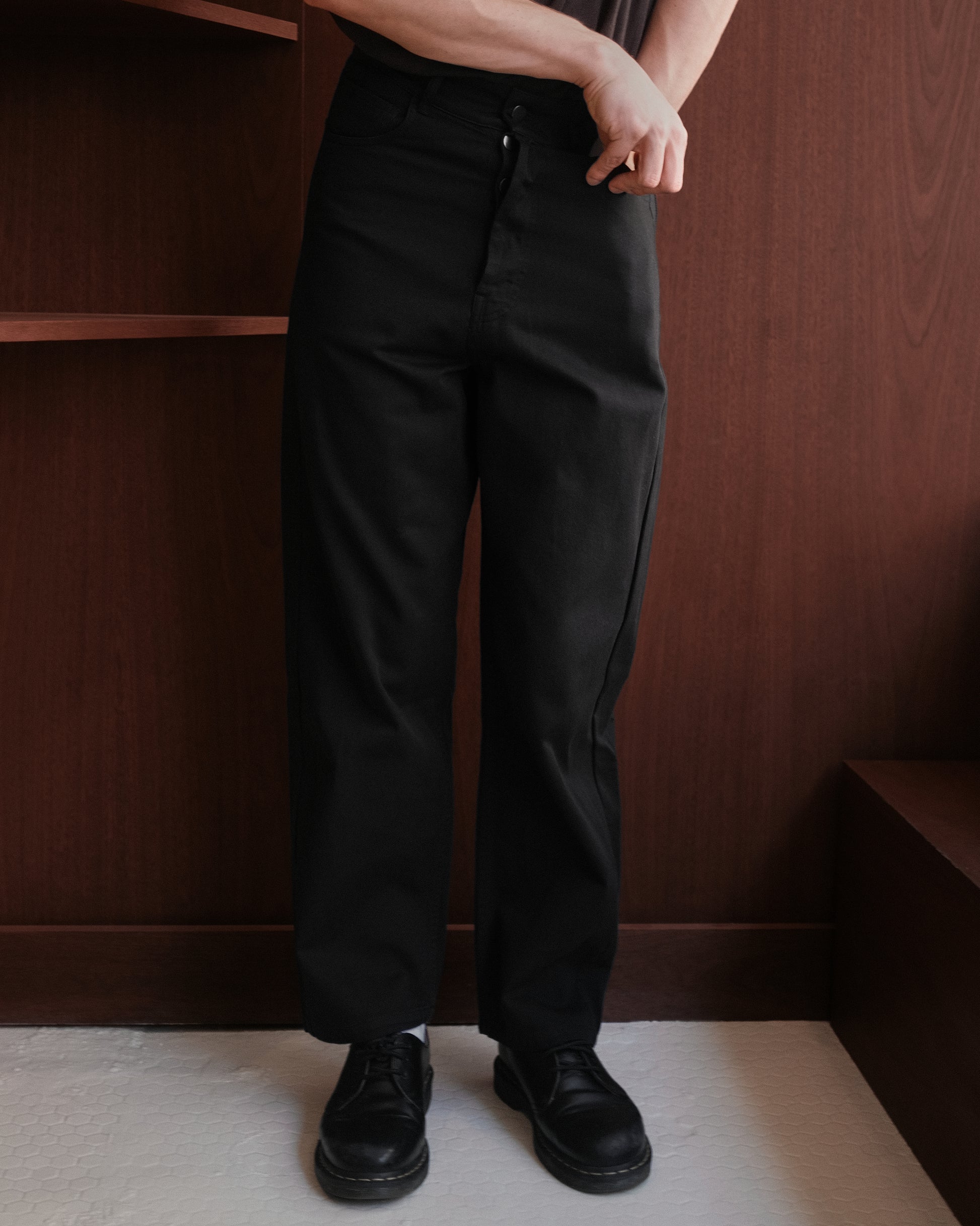 Relaxed Fit Cotton Pants