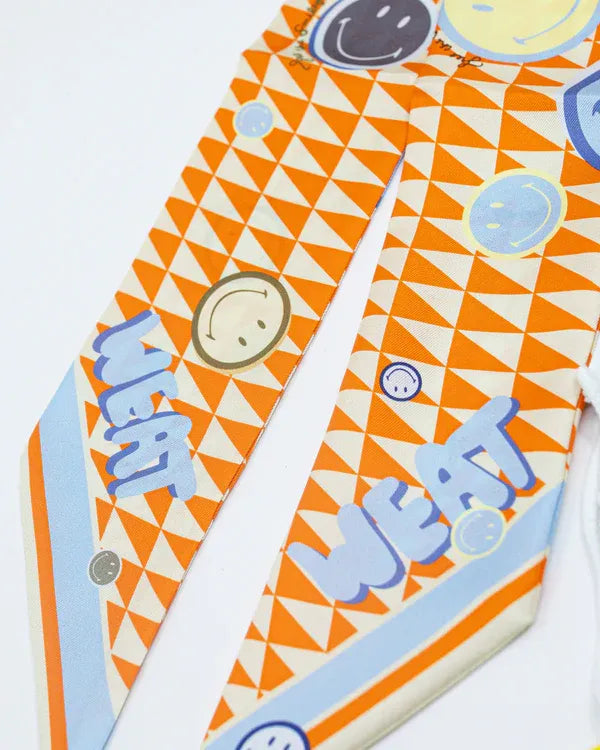 Twilly Silk Smiley® Orange Fusion