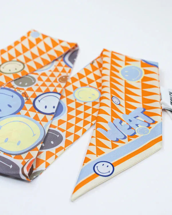 Twilly Silk Smiley® Orange Fusion