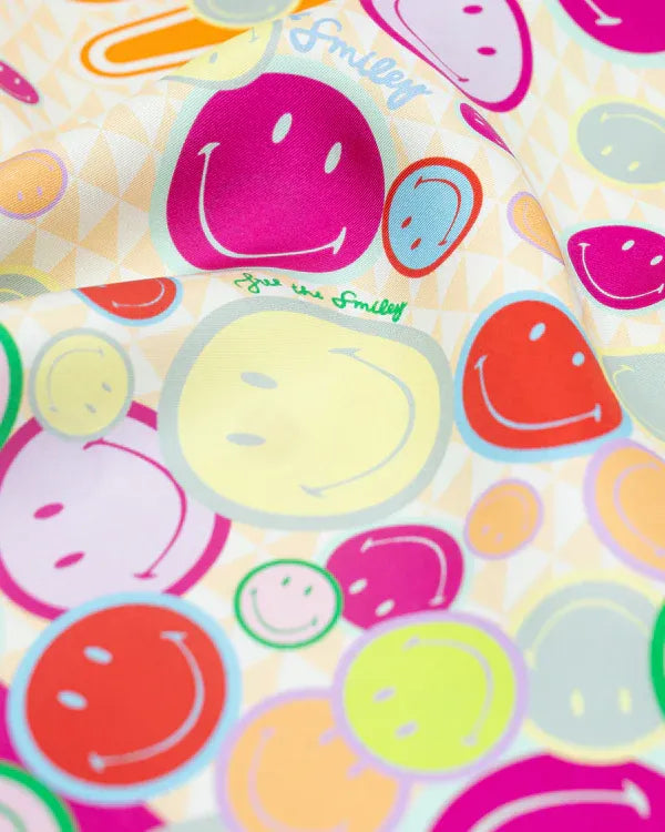 Scarf Silk Smiley® Pink Fusion