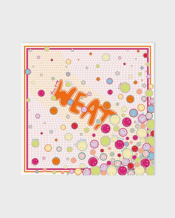Scarf Silk Smiley® Pink Fusion