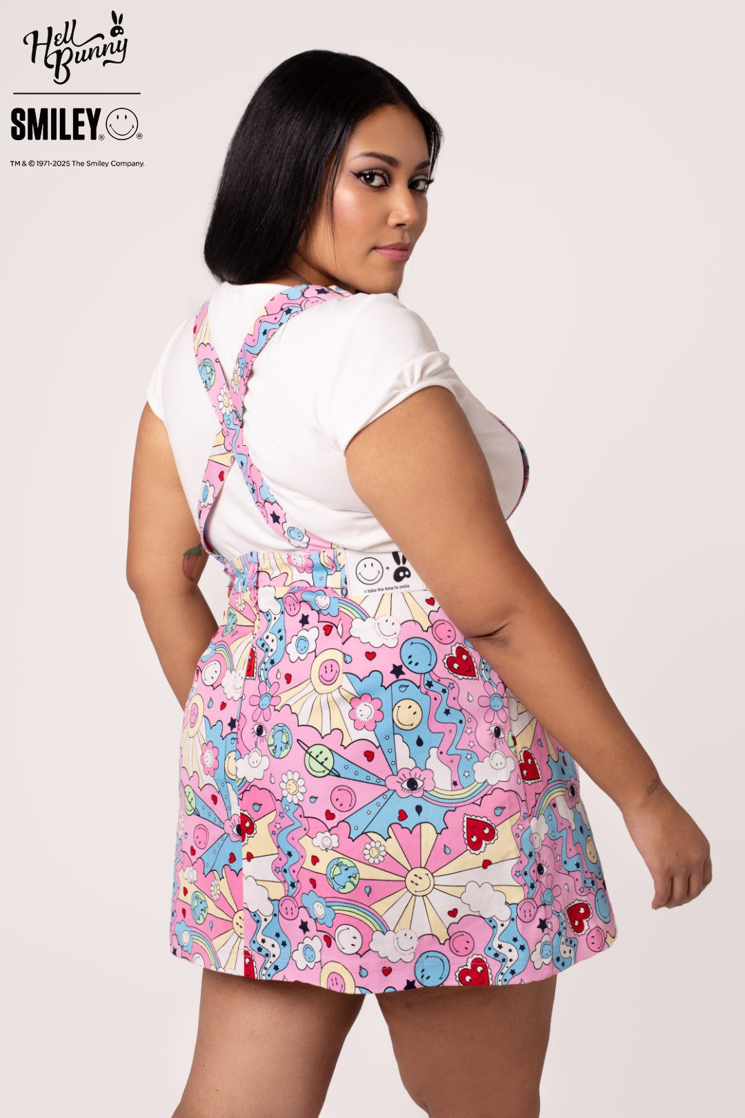 Loulou pinafore elbise