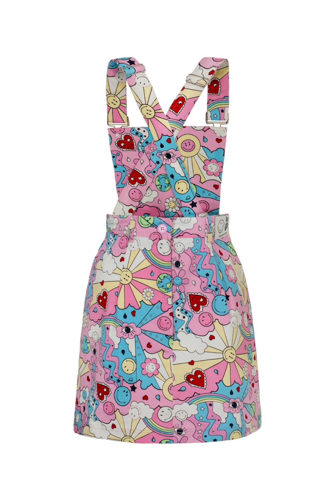 Loulou pinafore elbise