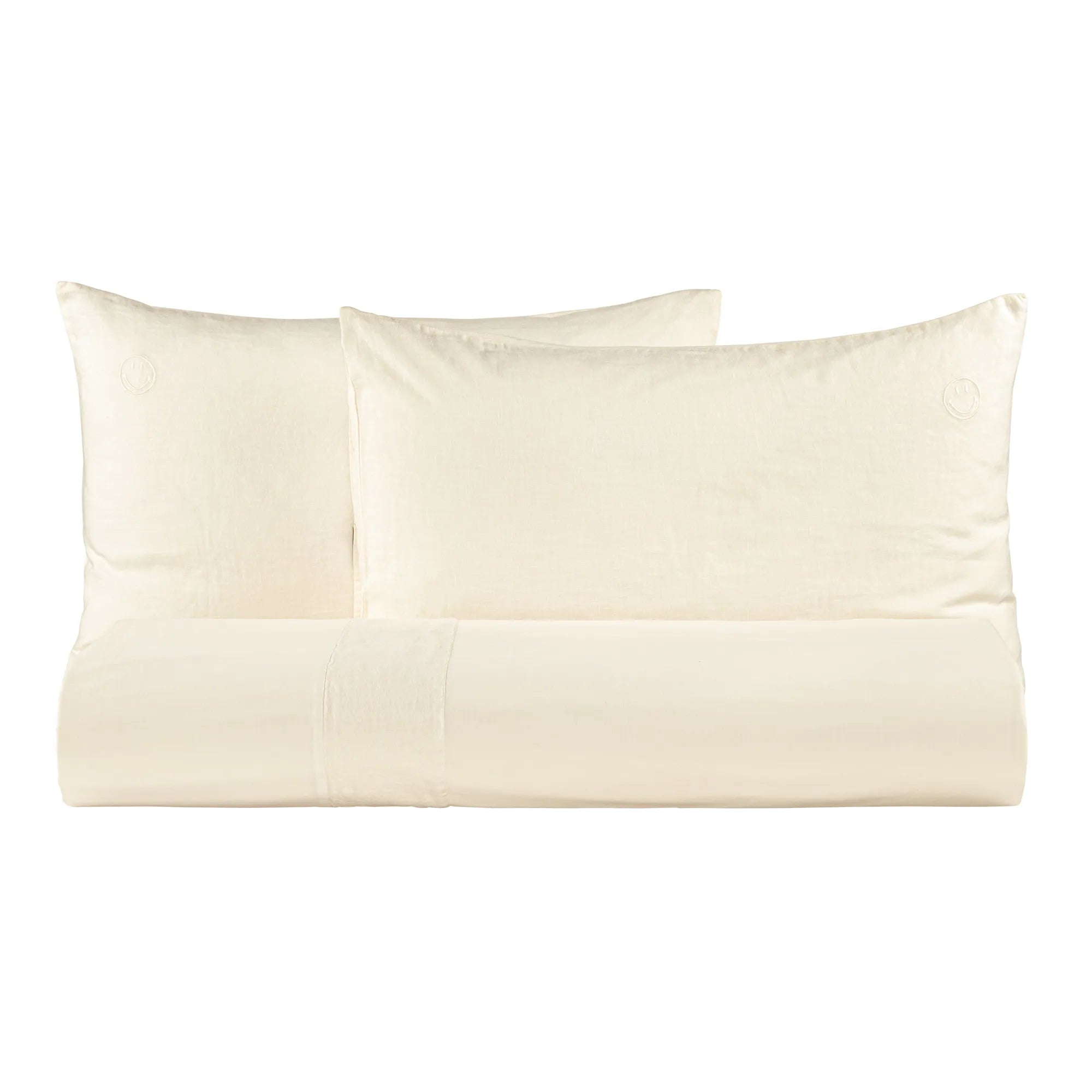 Biancoperla x Smiley® Double Duvet Cover Set - All Colours