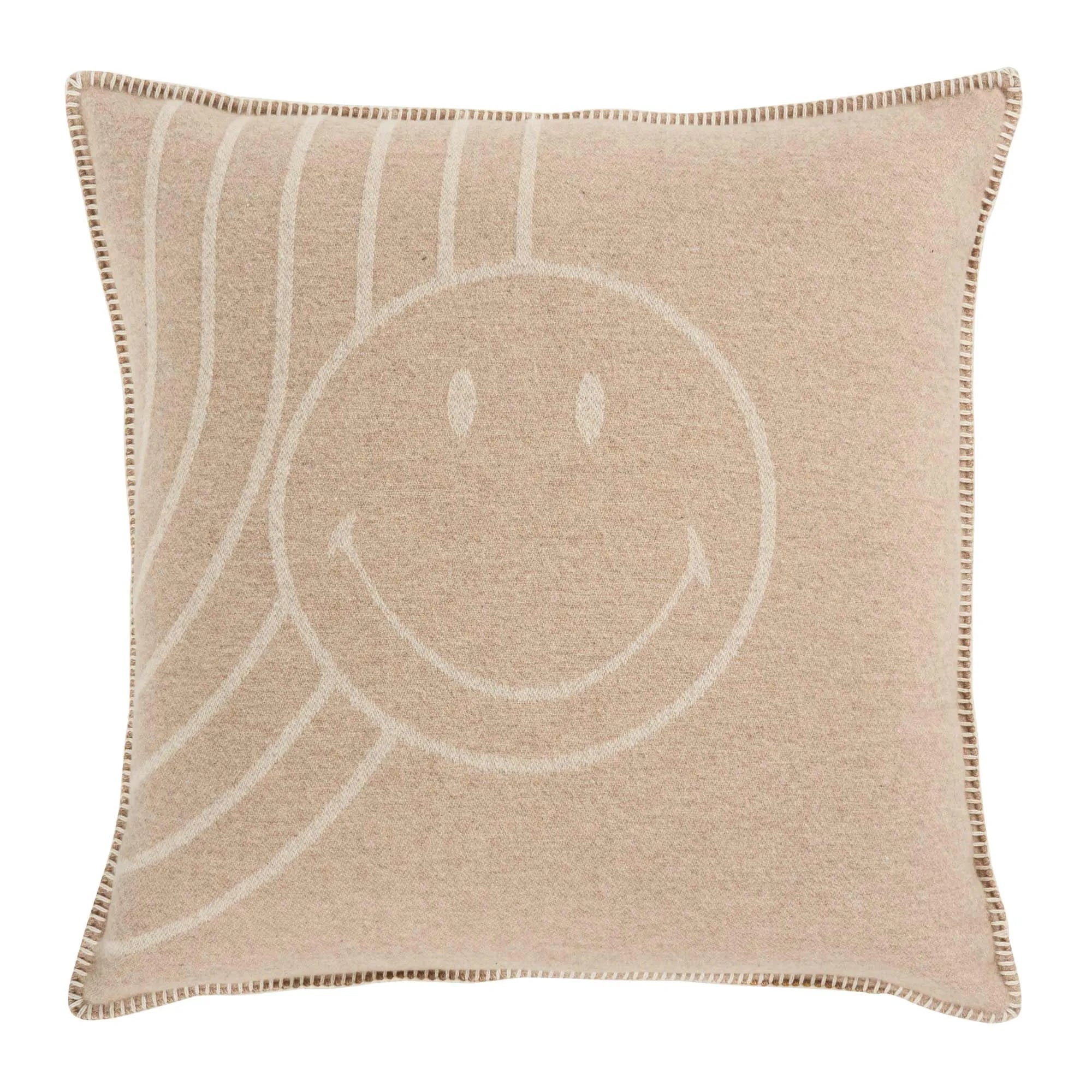Biancoperla x Smiley® Jacquard Decorative Cushion - All Colours