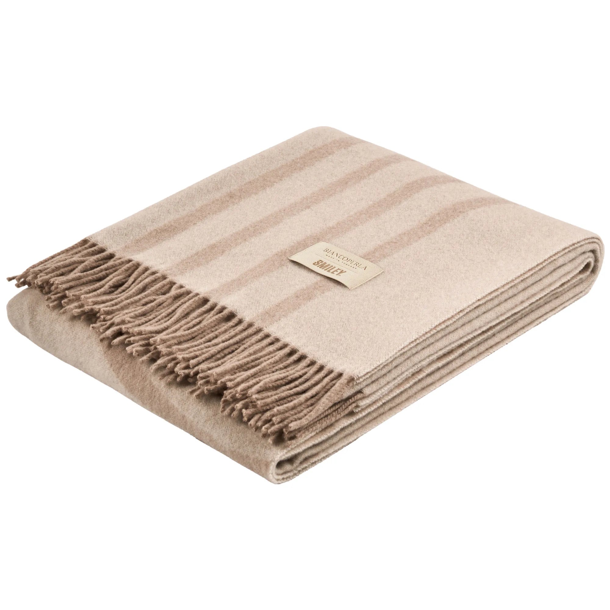 Biancoperla x Smiley® Jacquard Throw Blanket - All Colours