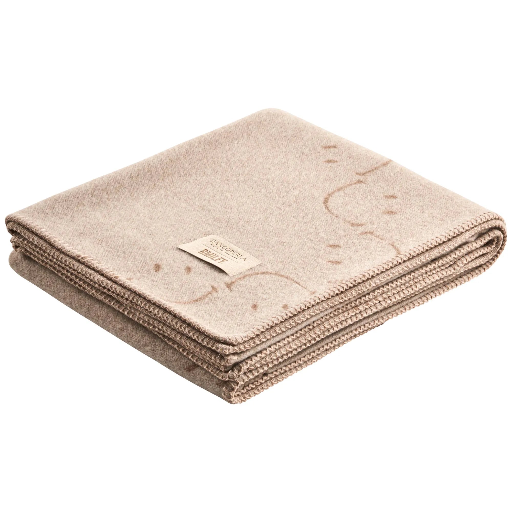 Biancoperla x Smiley® Jacquard Throw Blanket - All Colours