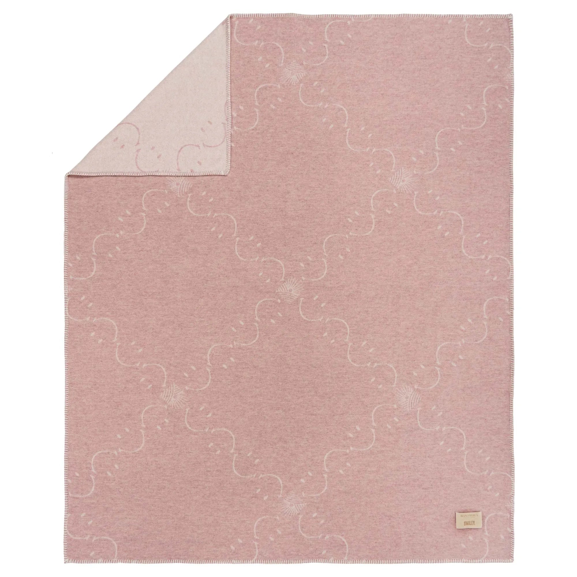 Biancoperla x Smiley® Jacquard Throw Blanket - All Colours