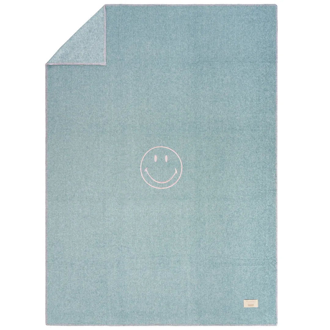 Biancoperla x Smiley® Bamboo Throw Blanket