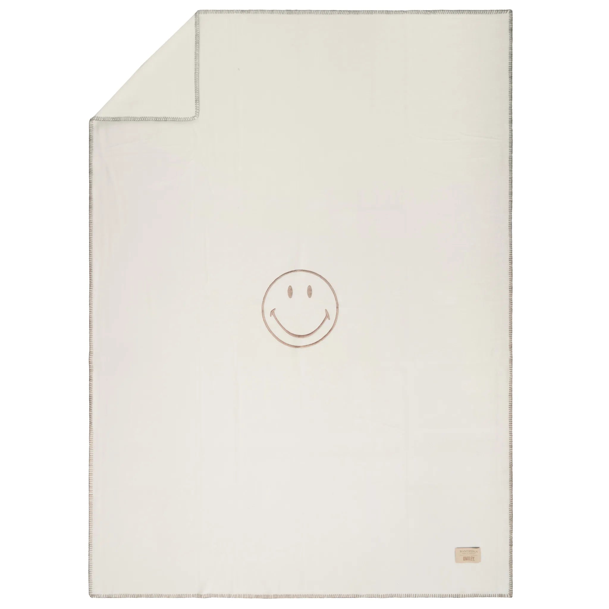 Biancoperla x Smiley® Bamboo Throw Blanket