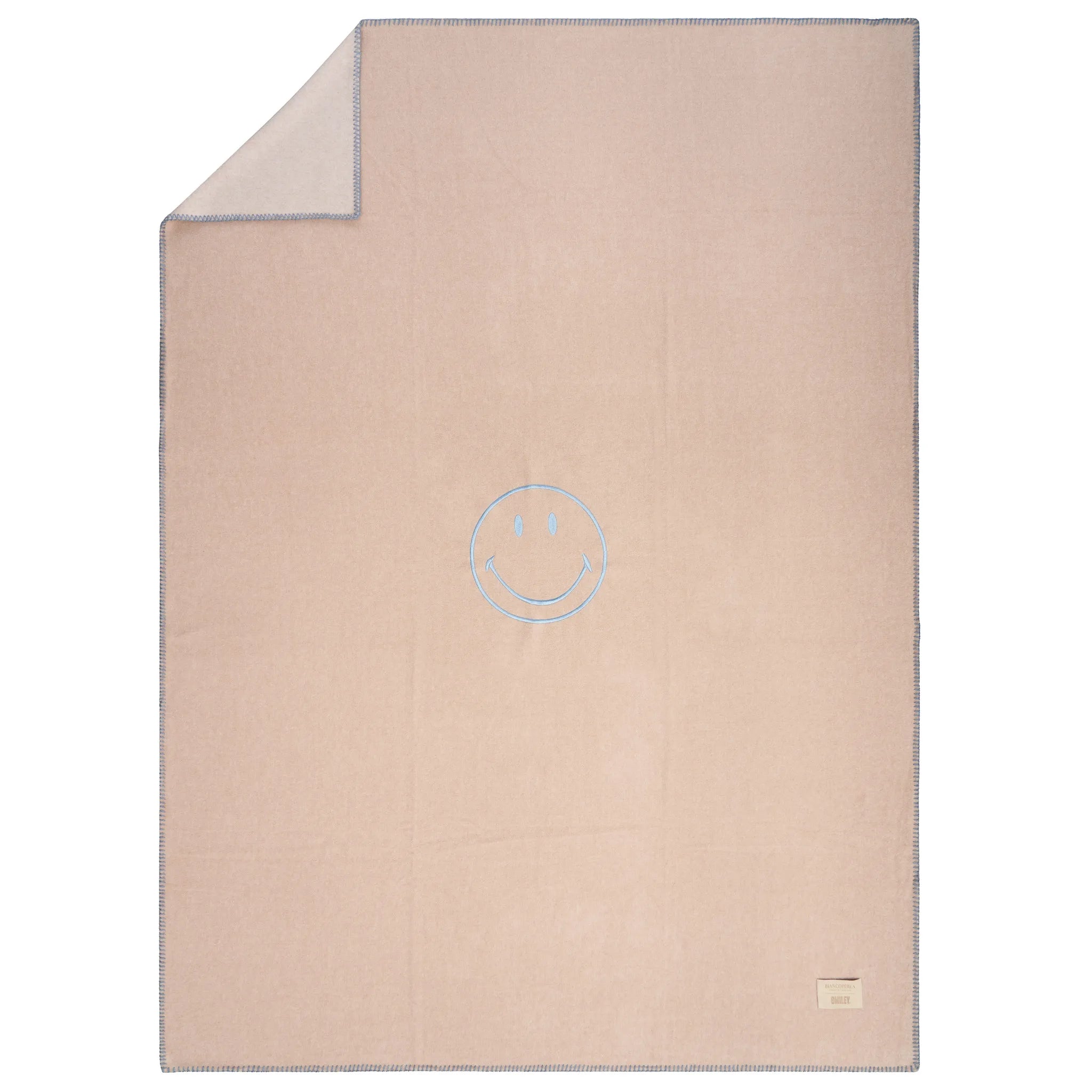 Biancoperla x Smiley® Bamboo Throw Blanket