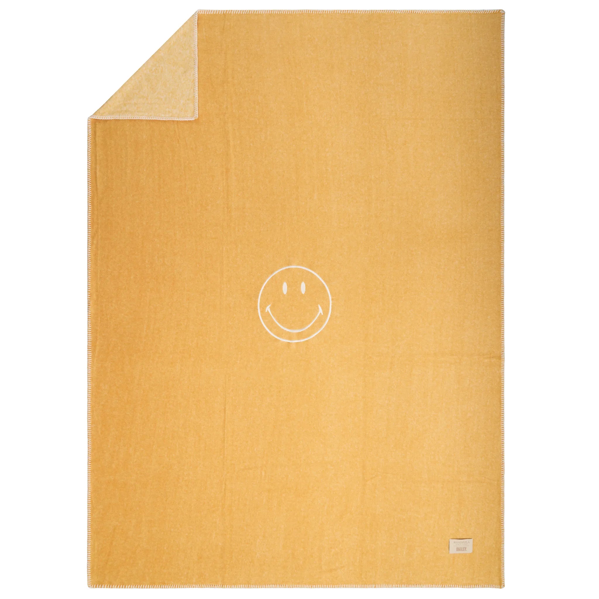 Biancoperla x Smiley® Bamboo Throw Blanket