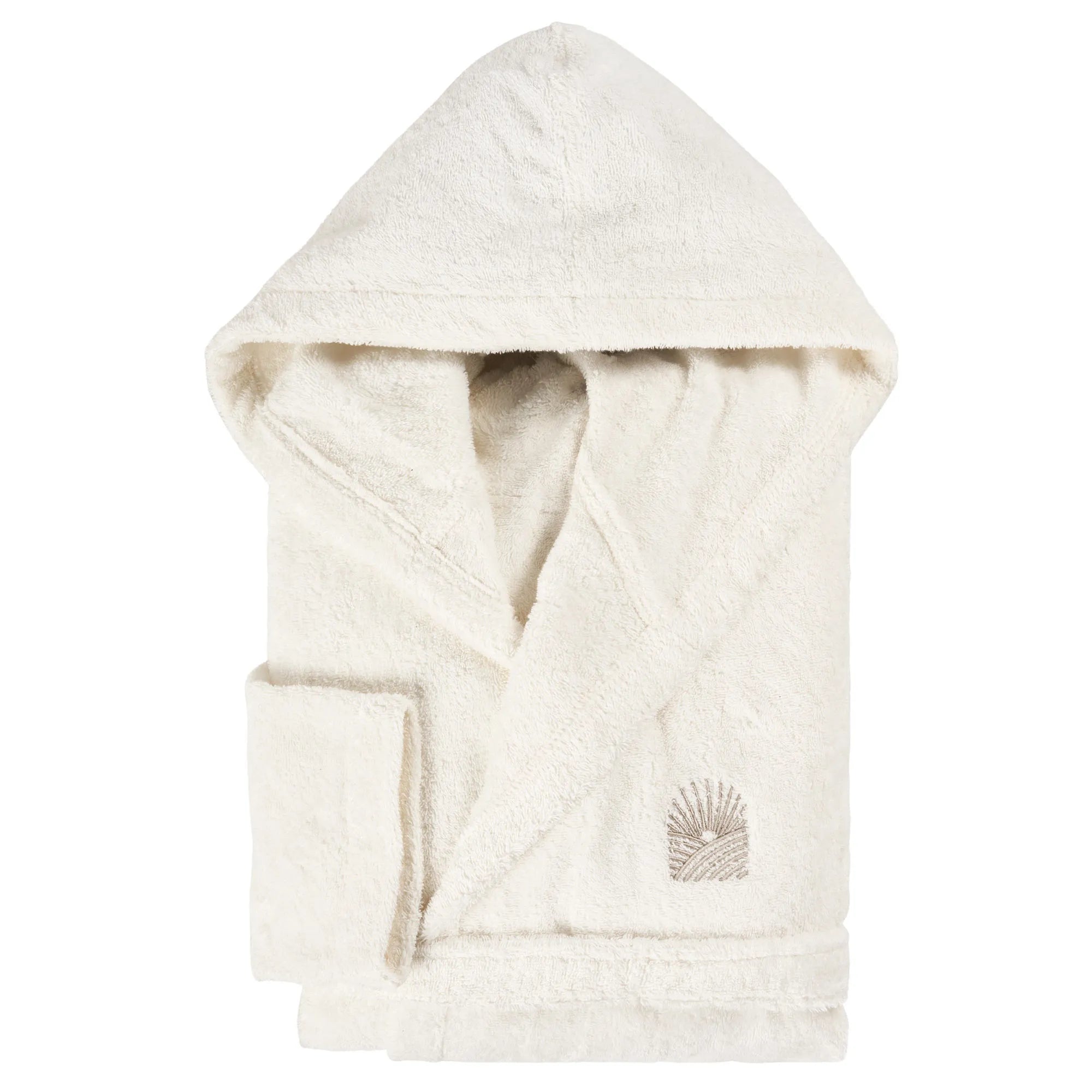 Biancoperla x Smiley® Large Be Positive Hooded Bathrobe - All Colours