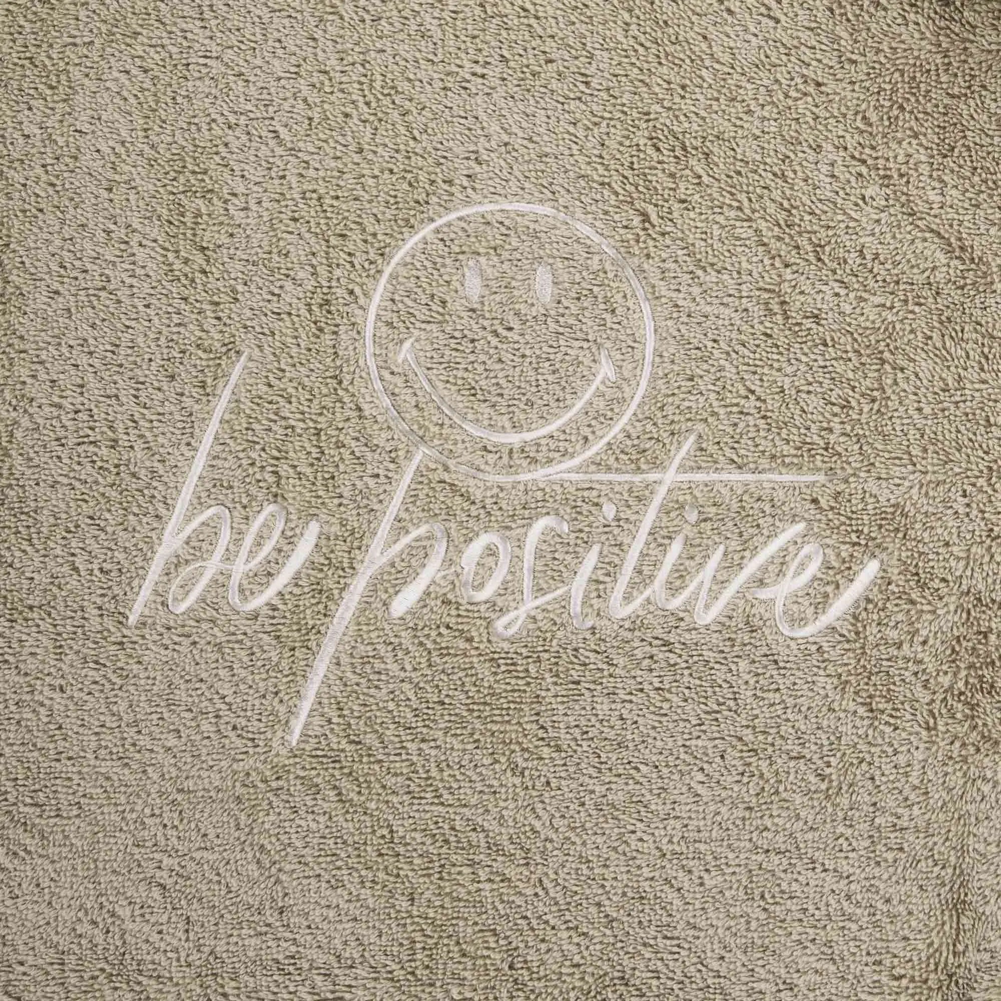 Biancoperla x Smiley® Be Positive Sponge Towel - All Colours
