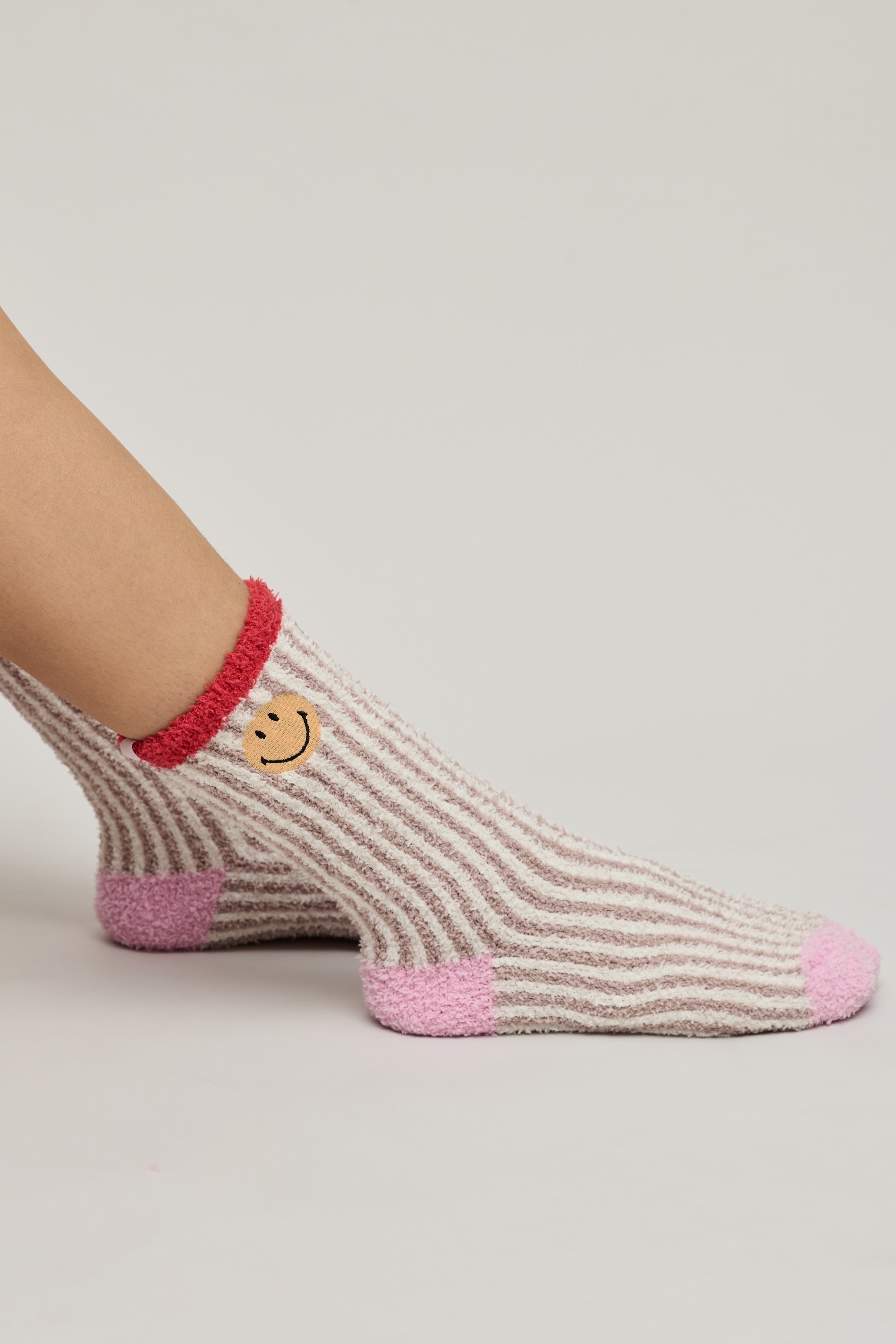 CozyChic® Smiley® Ribbed Sock Set