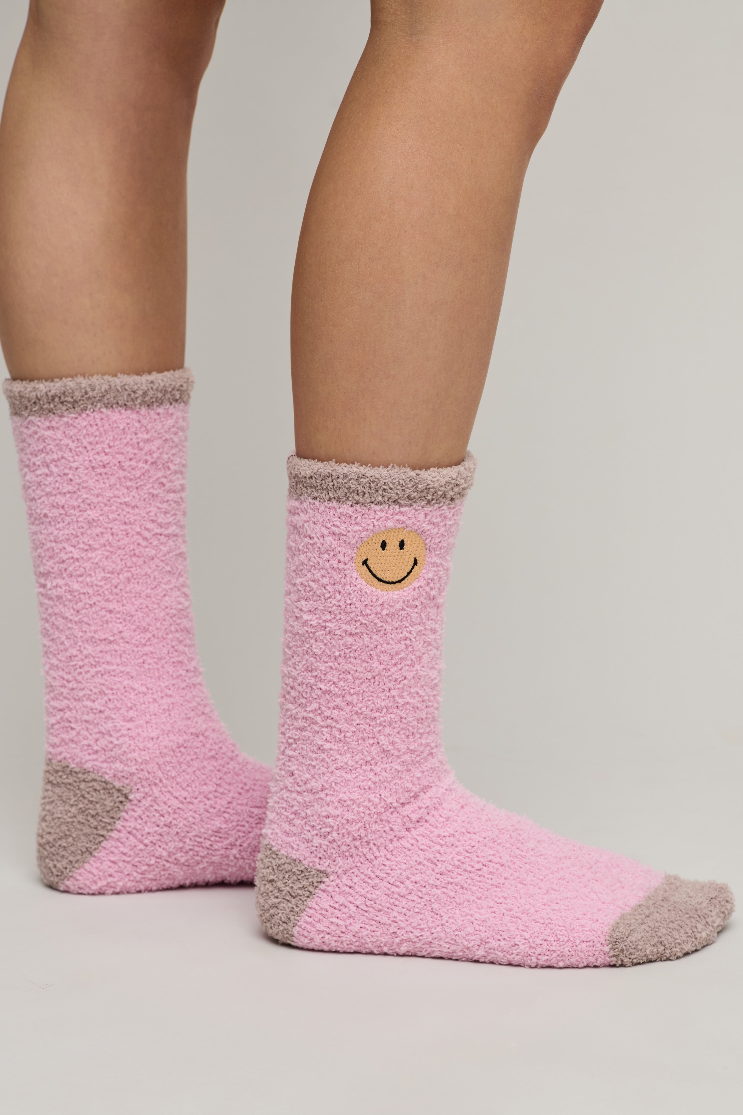 CozyChic® Smiley® Ribbed Sock Set