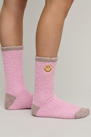 CozyChic® Smiley® Ribbed Sock Set