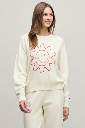 CozyChic Ultra Lite® Cotton Smiley® Sun & Stars Pullover