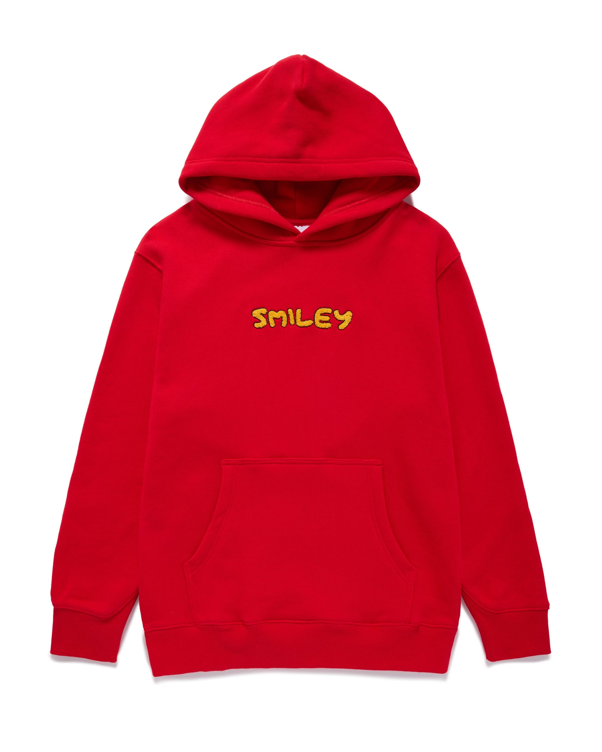 Smiley® Chenille Hoodie, Red