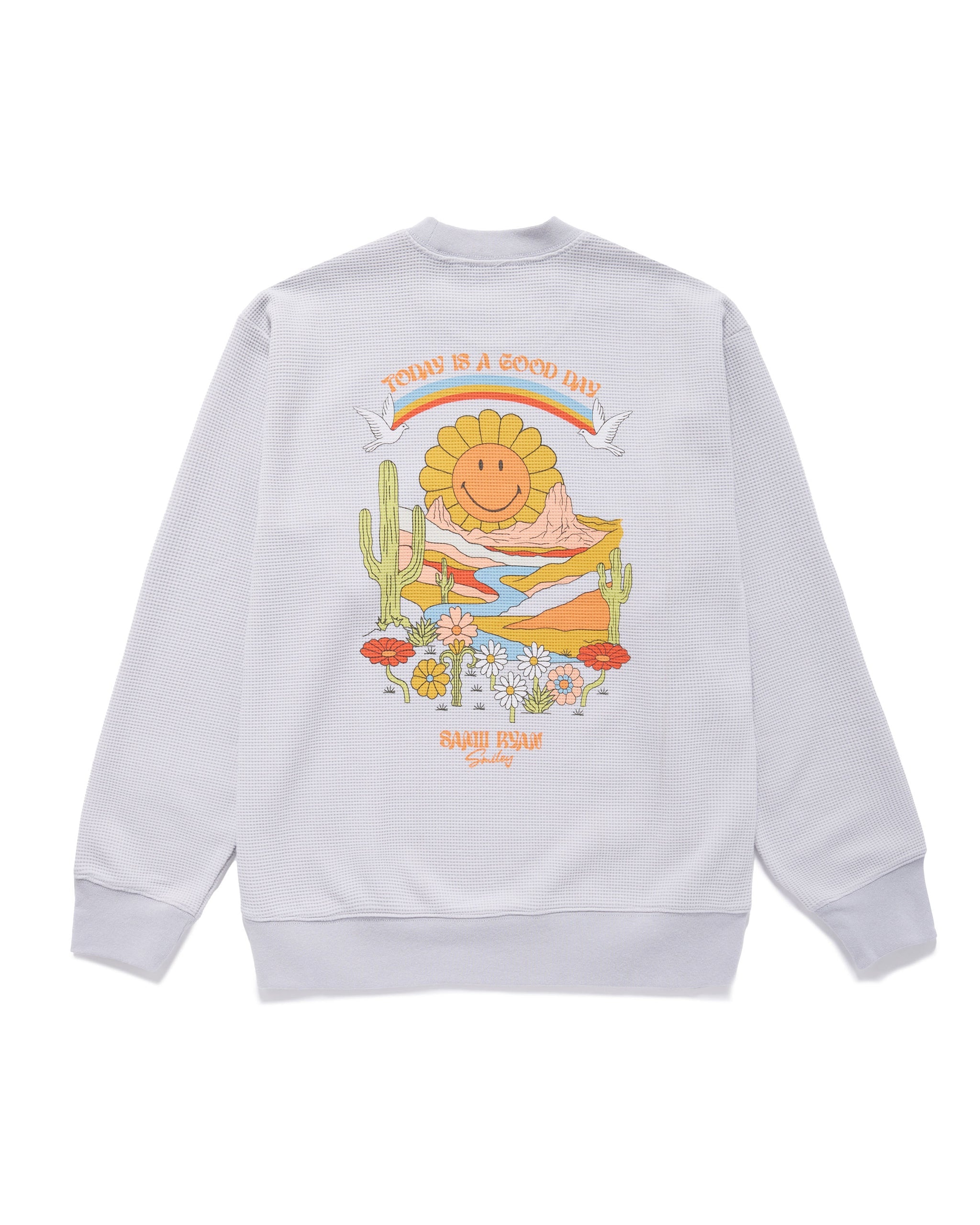 Smiley® In The Valley Thermal Longsleeve, Grey