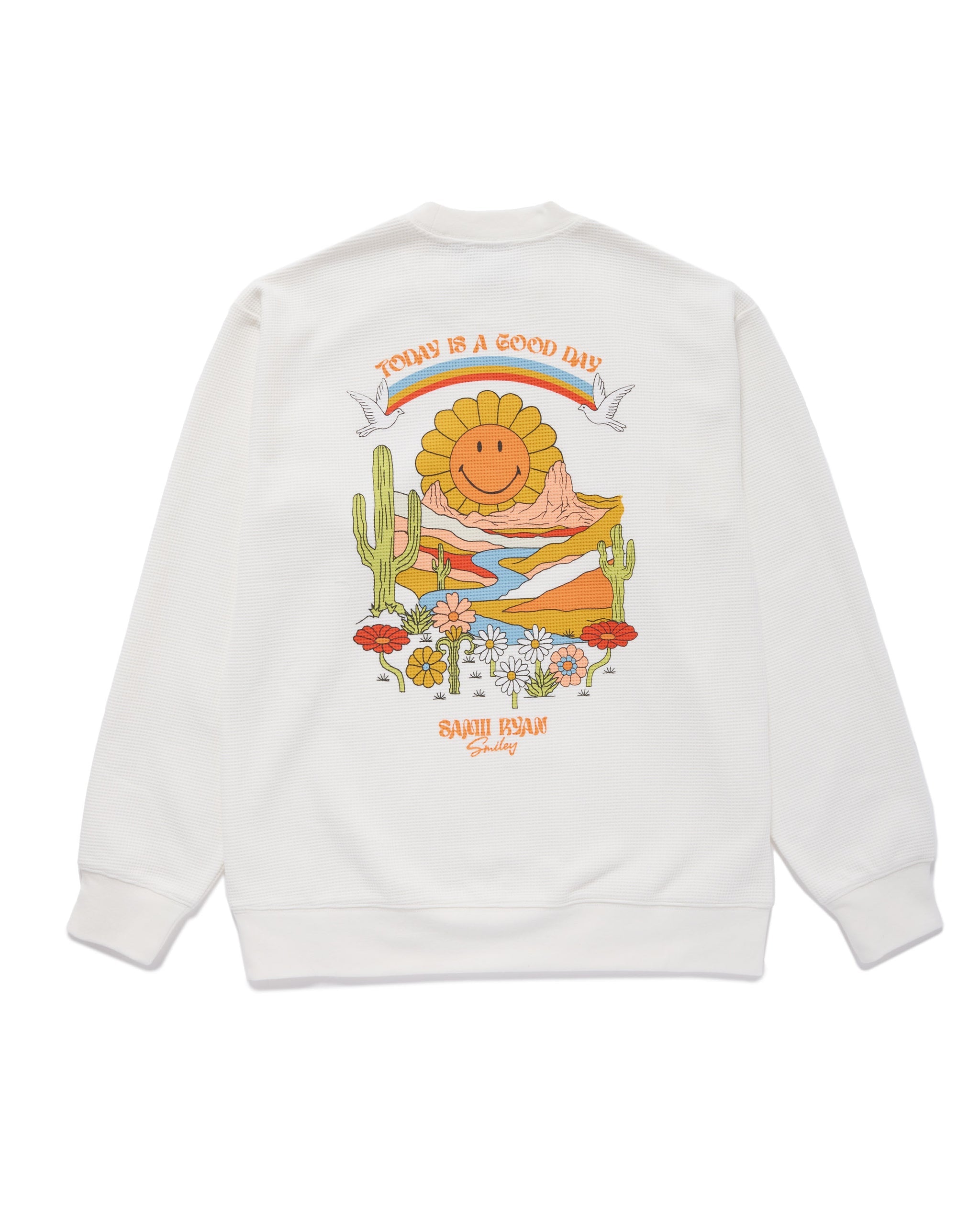Smiley® In The Valley Thermal Longsleeve, White