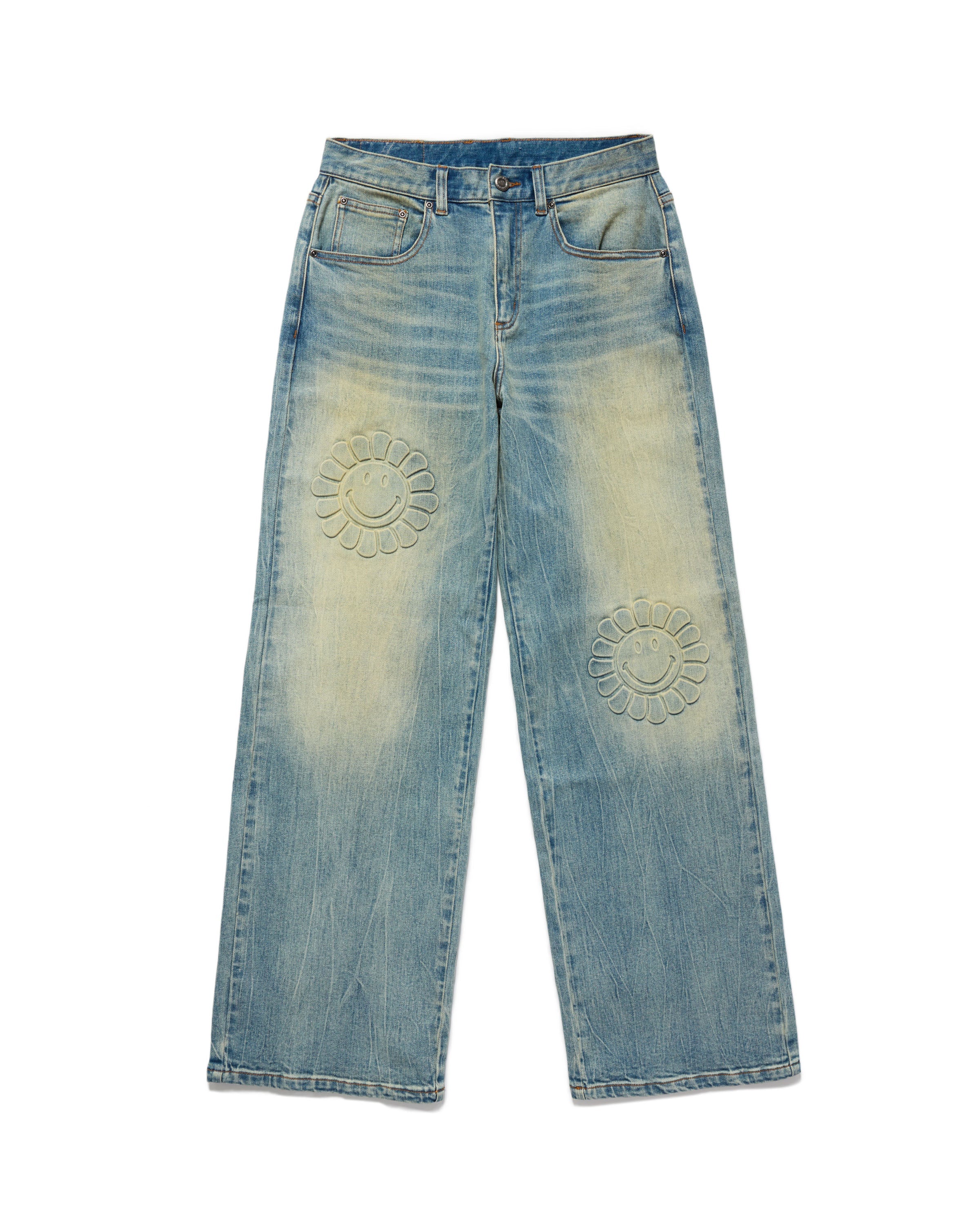 Smiley® Garden Straight Leg Jean, Denim