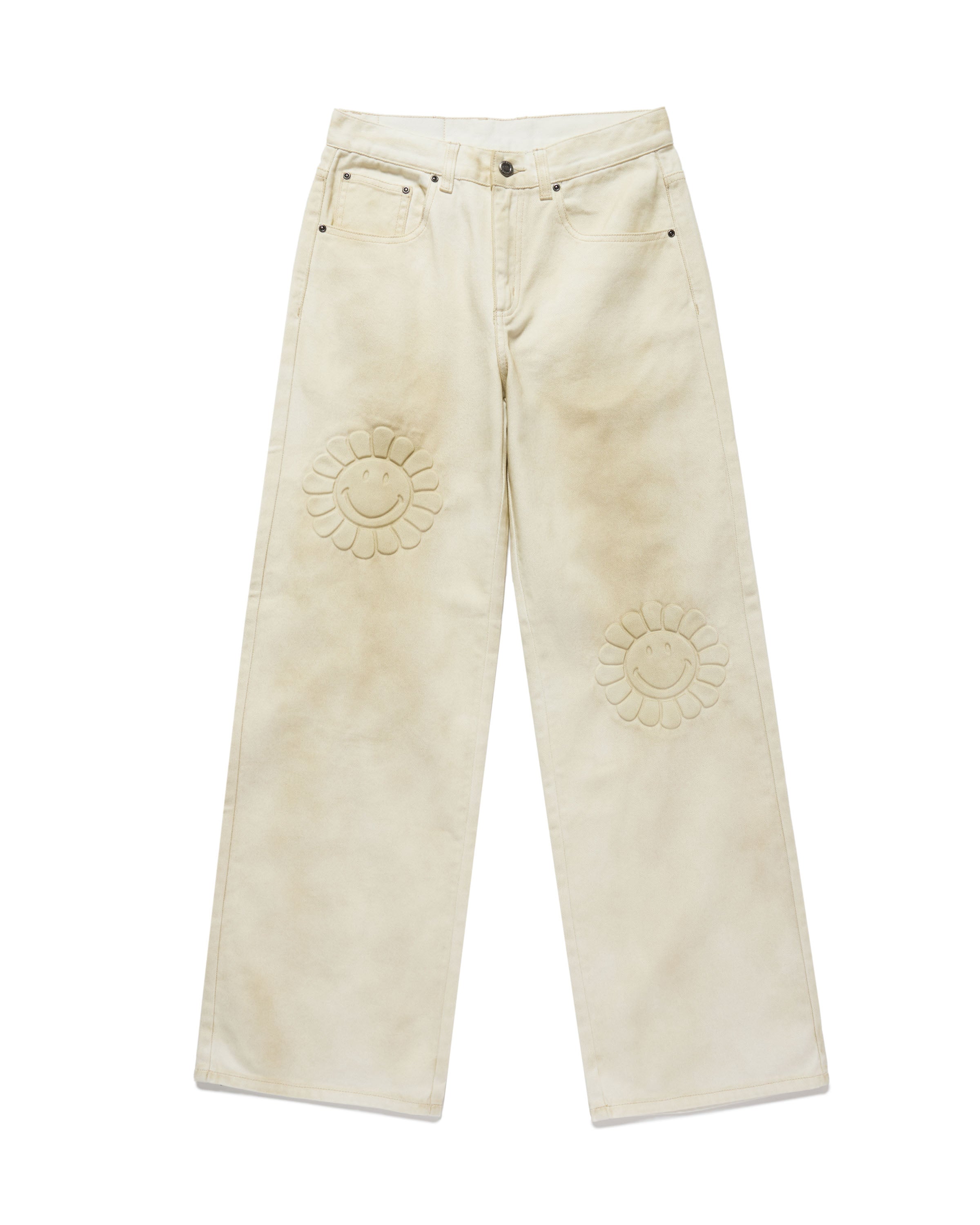 Smiley® Garden Straight Leg Jean, White