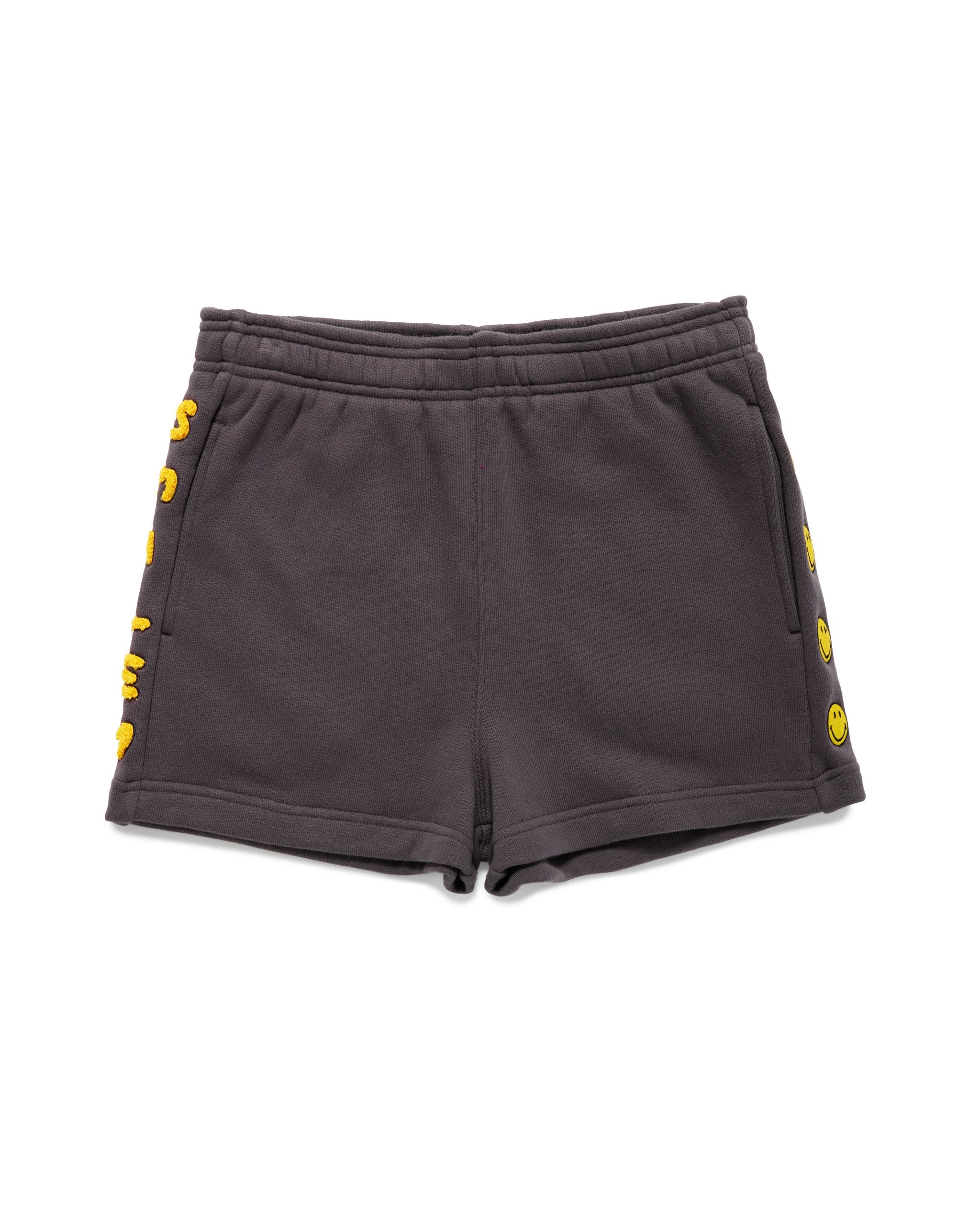 Smiley® Chenille Shorts, Charcoal