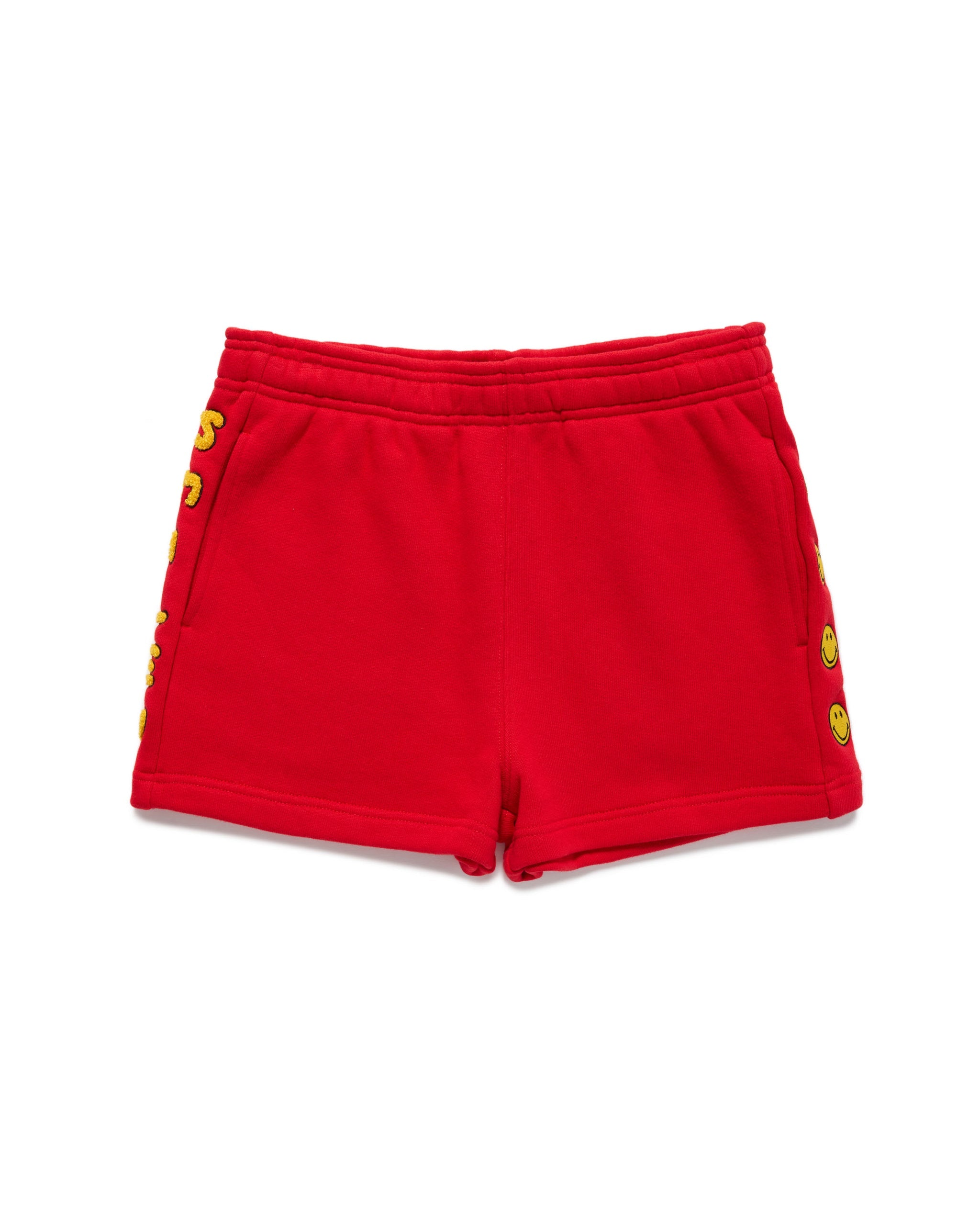 Smiley® Chenille Shorts, Red