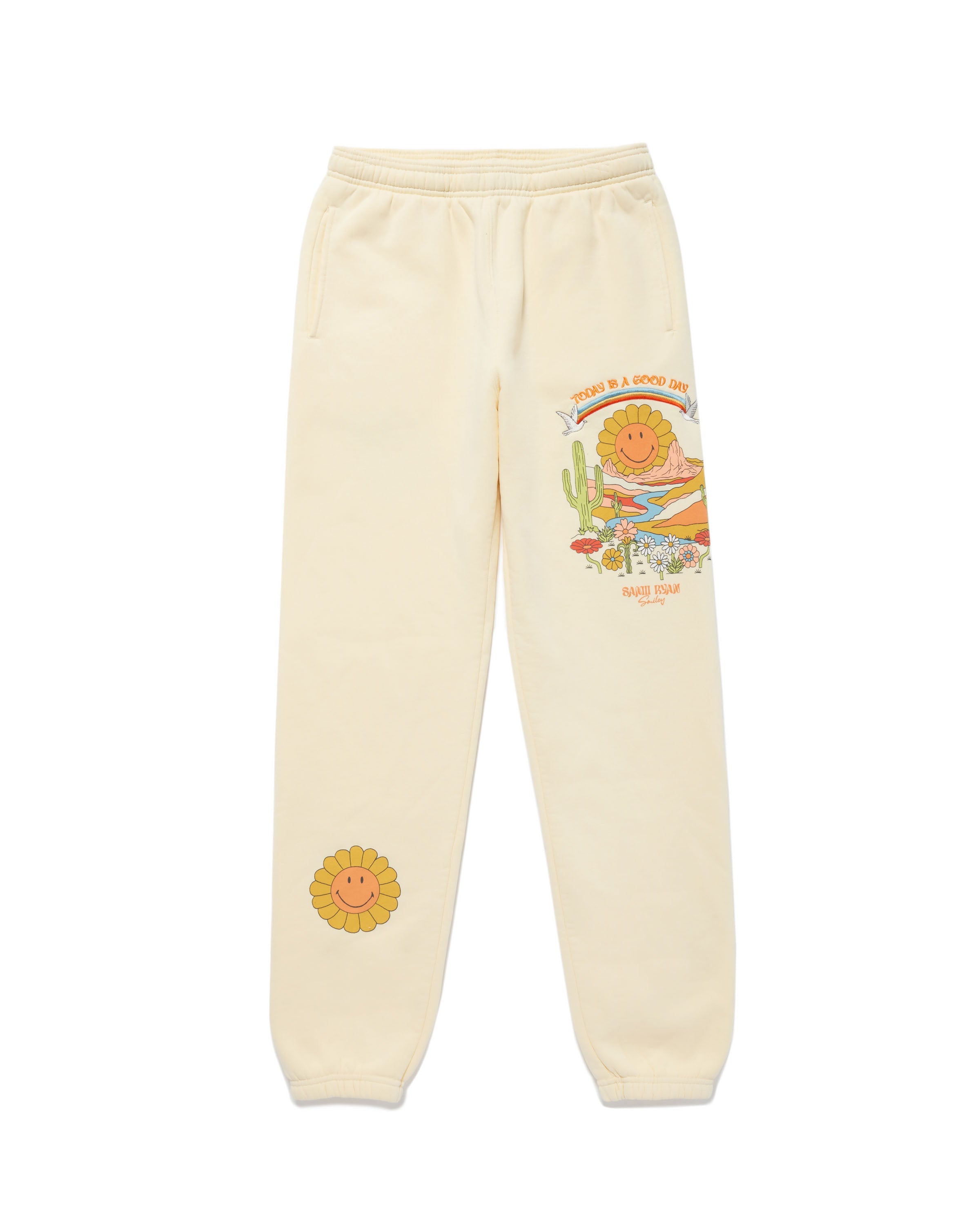 Smiley® Mirage Sweatpants, Cream