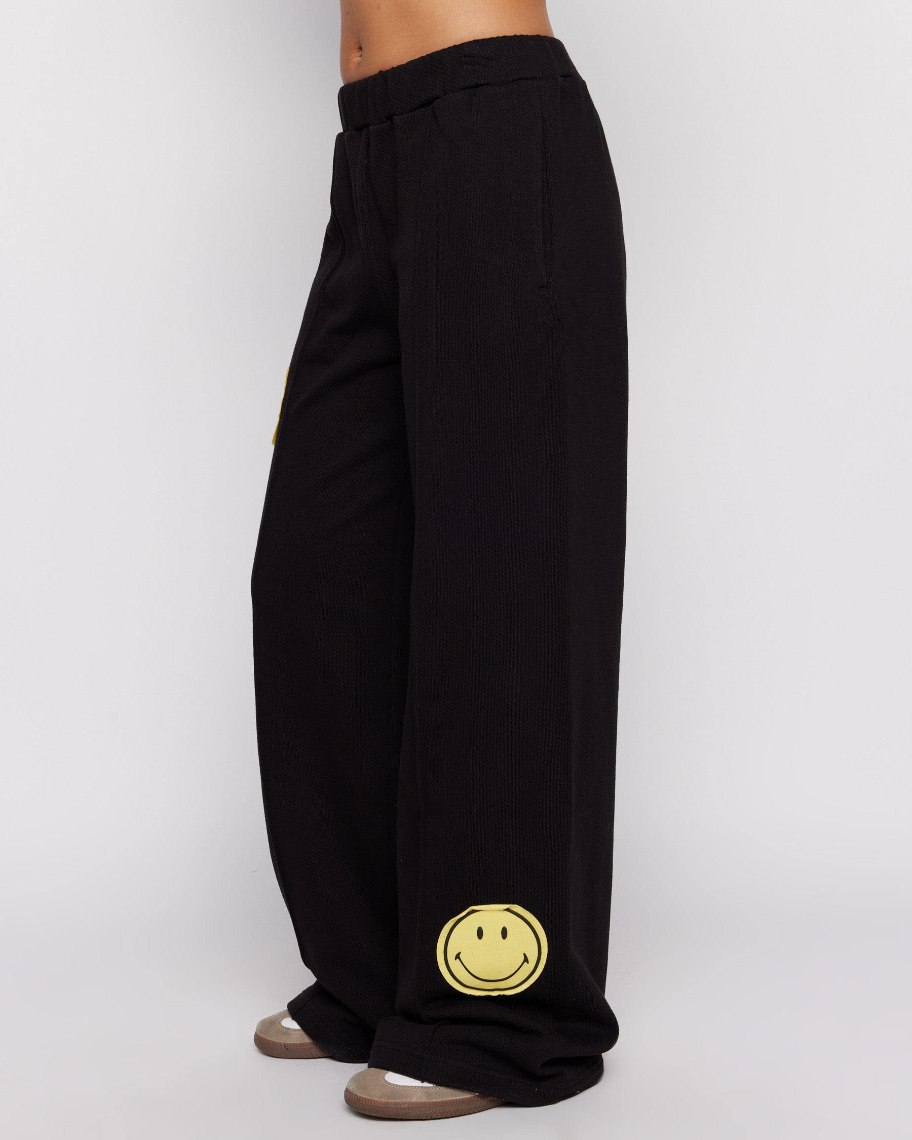 Smiley® Straight Leg Pants, Black