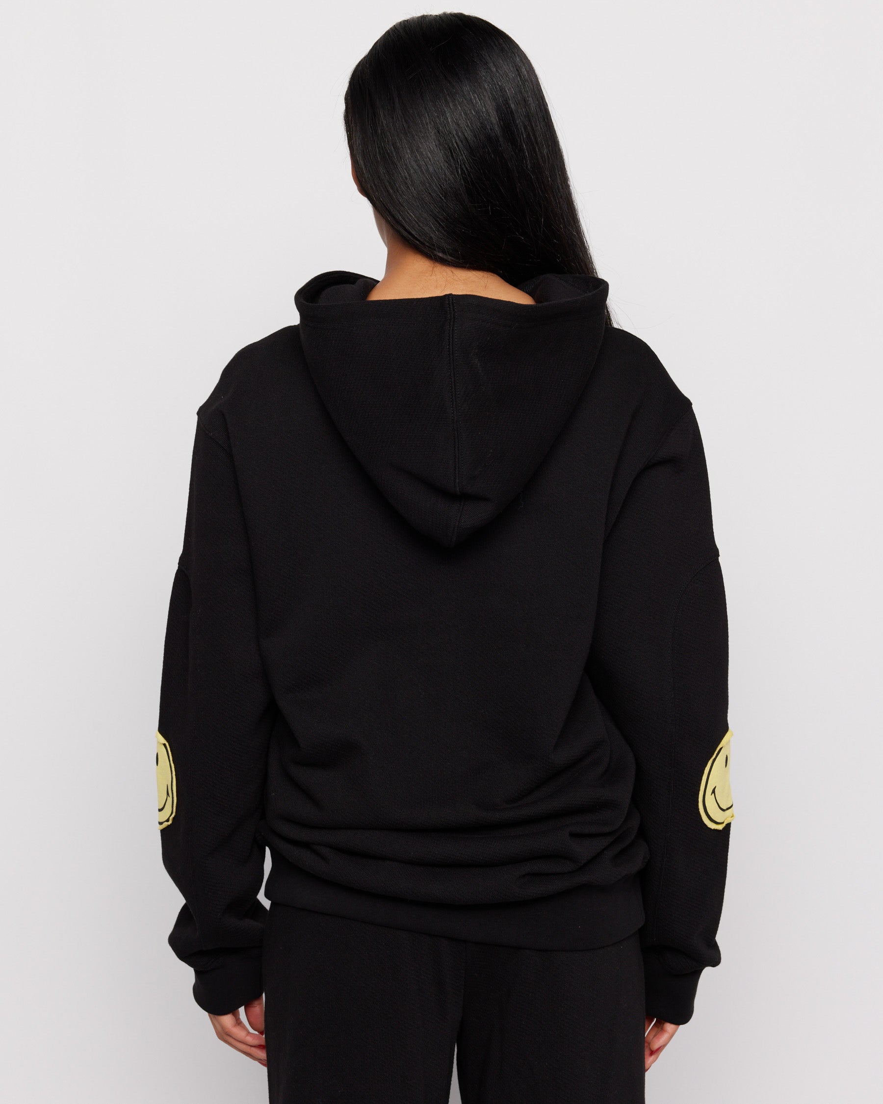 Smiley® Oversized Hoodie, Black