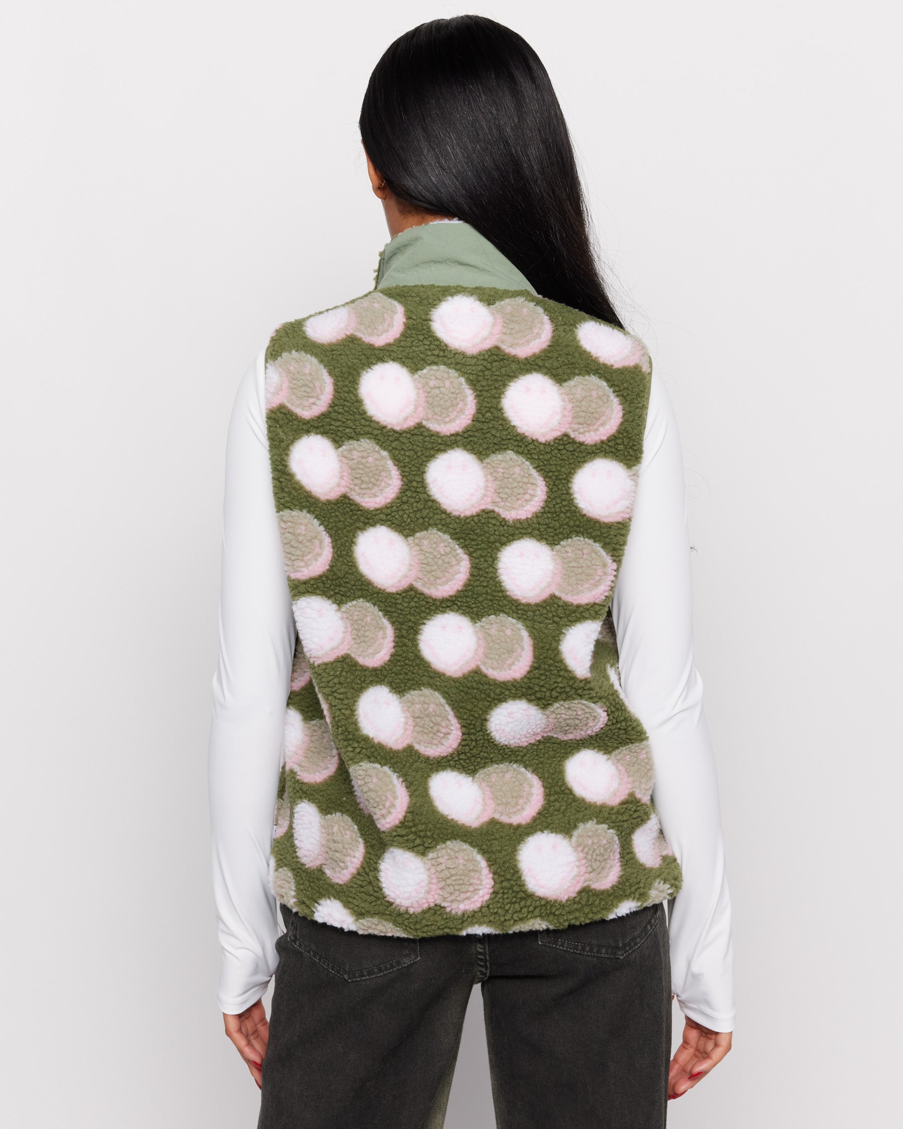 Smiley© Jacquard Sherpa Vest