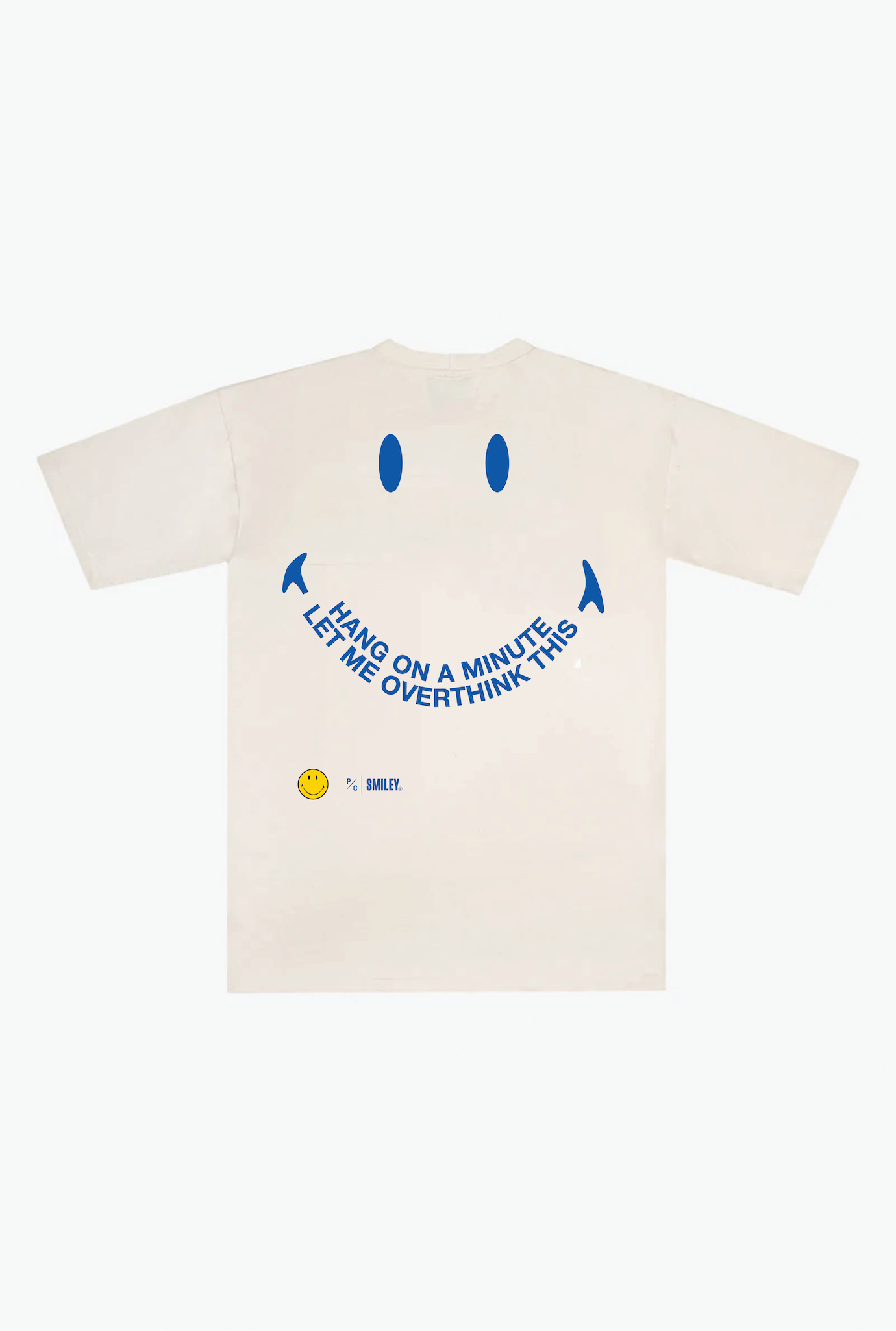 P/C x Smiley®: Overthinking Smiley Heavyweight T-Shirt - Ivory