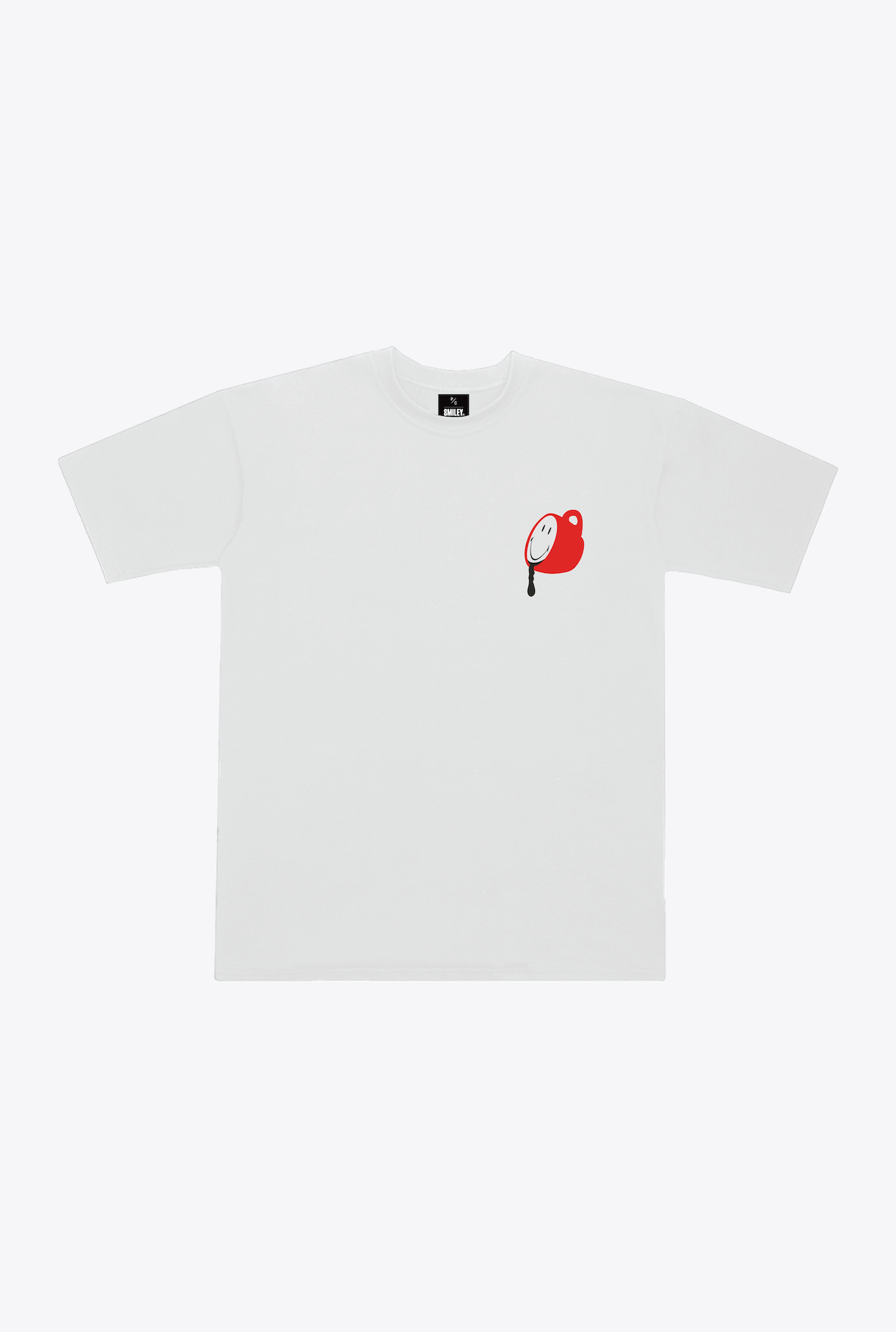P/C x Smiley®: Uncaffeinated Heavyweight T-Shirt - White