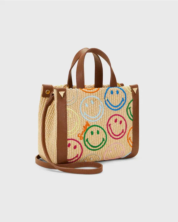 Mini Tote Raffia Smiley®