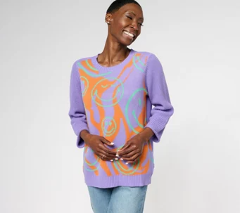 Logo by Lori Goldstein x Smiley® World Special Edition Sweater