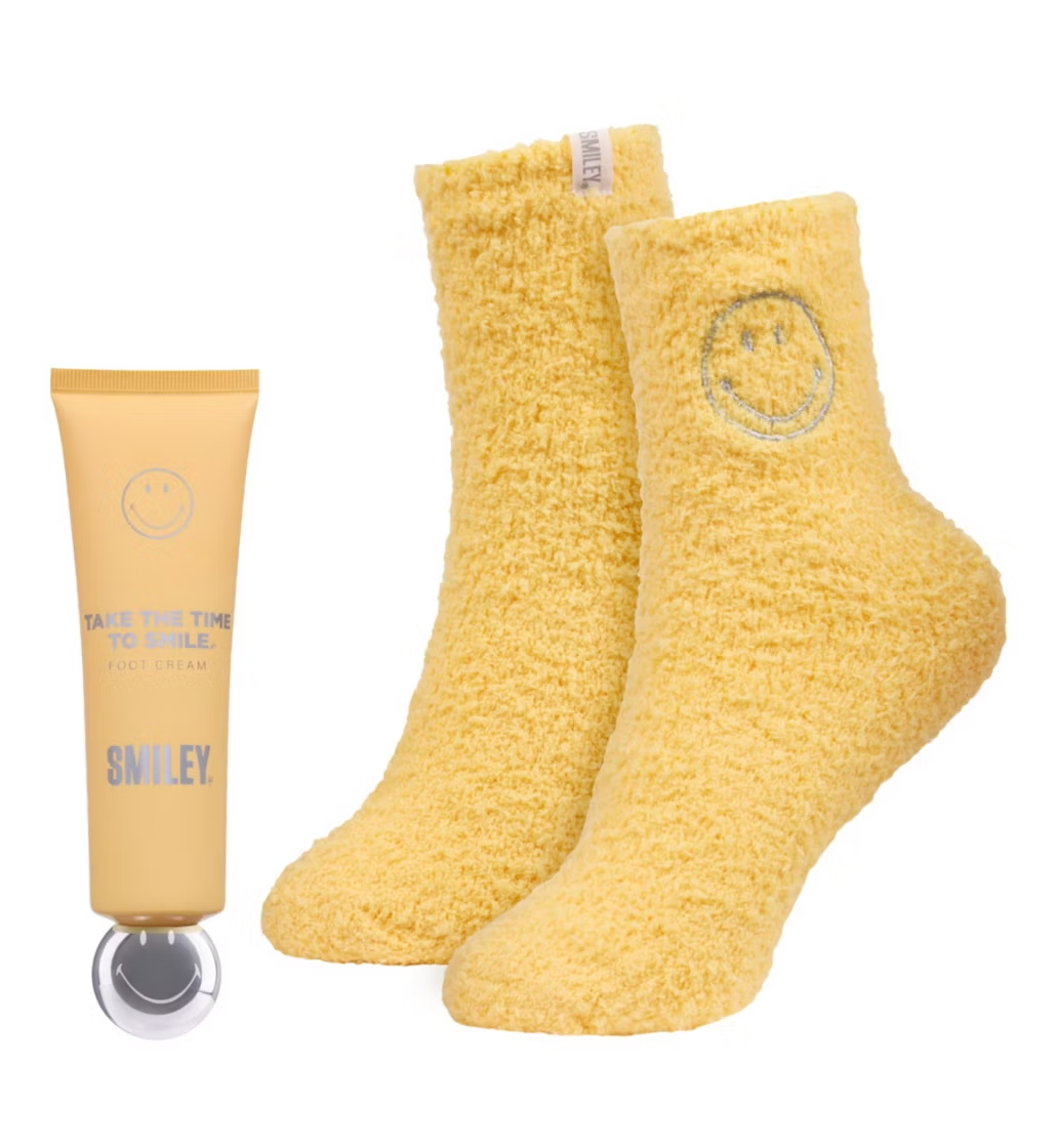Smiley® The Joy Collection Fluffy Socks & Foot Cream