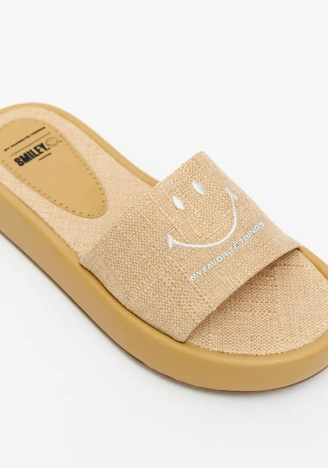 Smiley Wedge Sandals