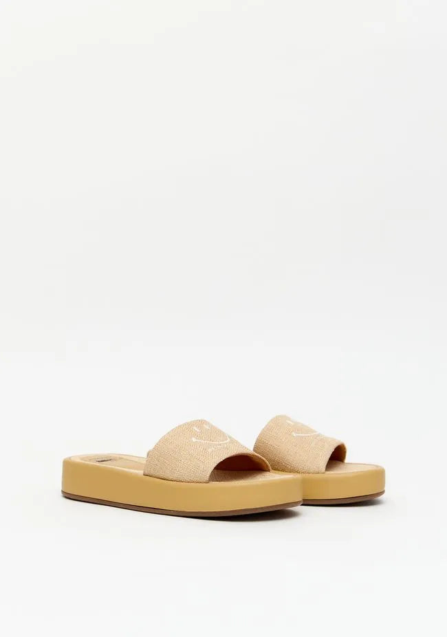 Smiley Wedge Sandals