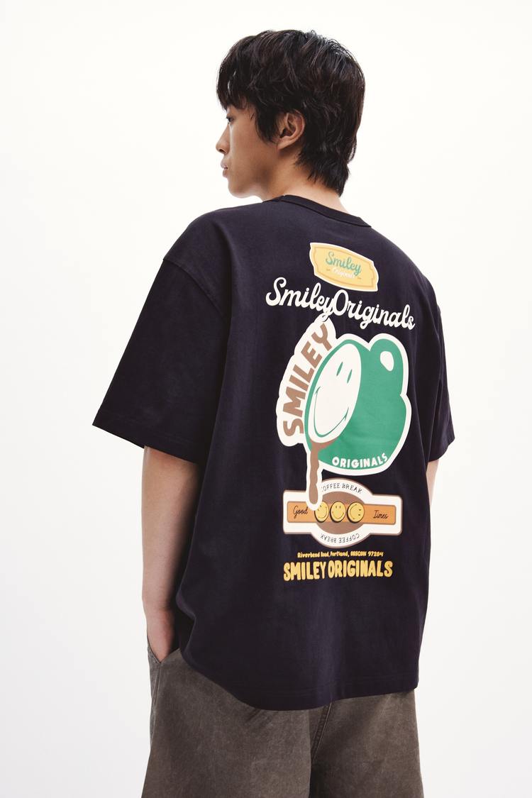 Loose Fit Printed cotton T-shirt