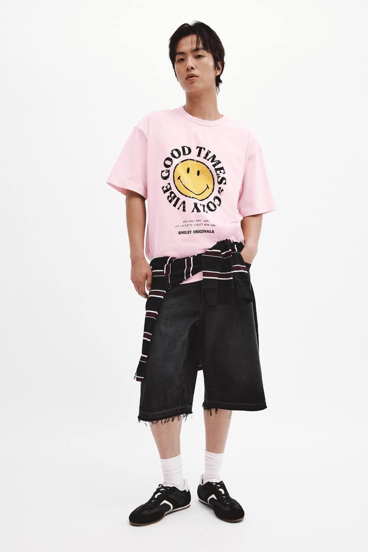 Loose Fit Printed cotton T-shirt