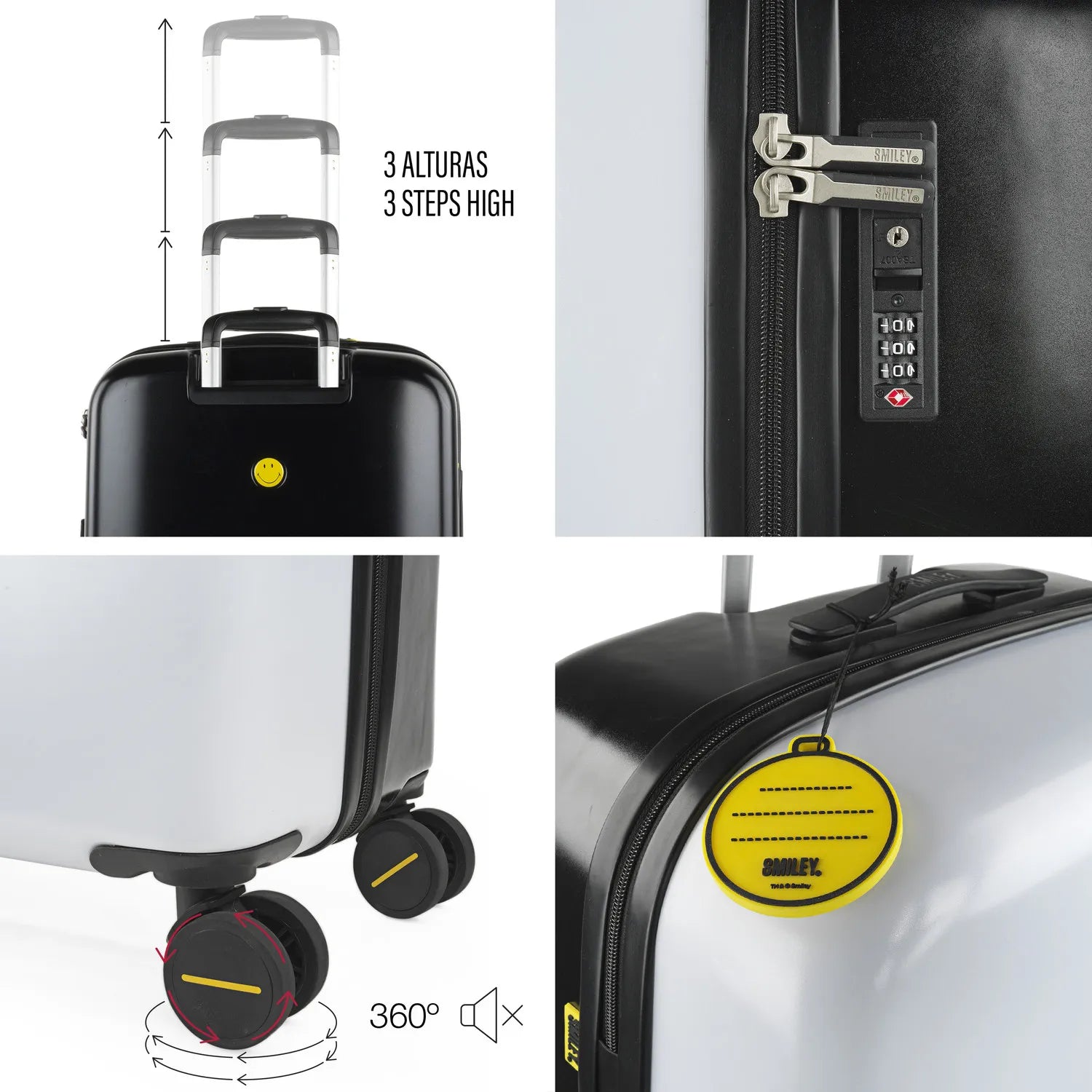 Arsamar x Smiley® | Suitcases with a capacity of 88 L