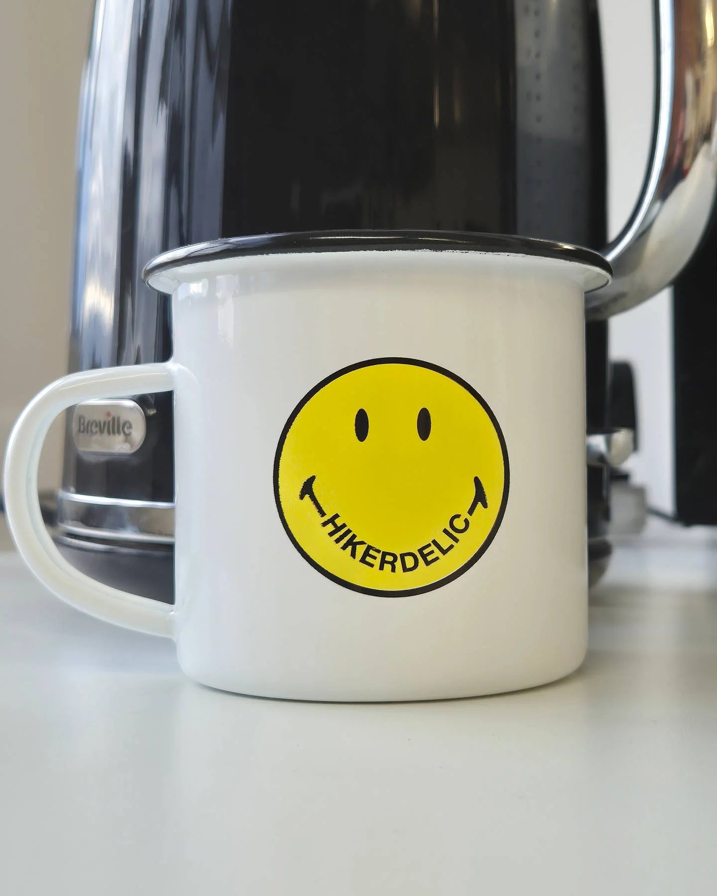 Hikerdelic x Smiley Enamel Mug