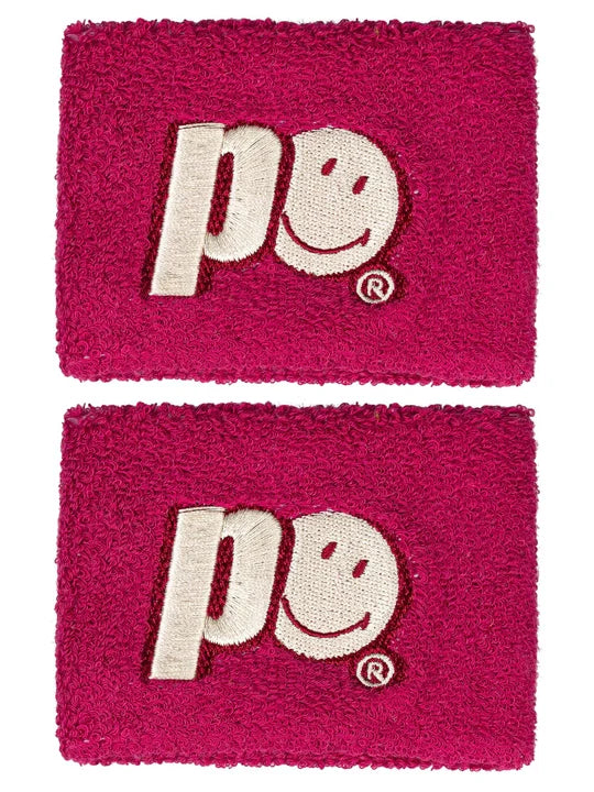 Prince x Smiley Singlewide Wristbands Pink