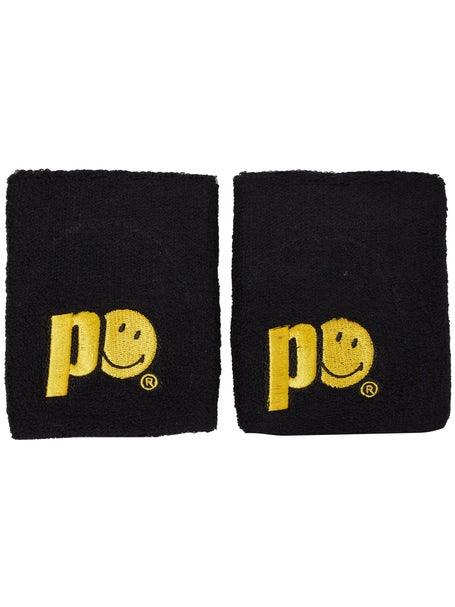 Prince x Smiley Doublewide Wristbands Black