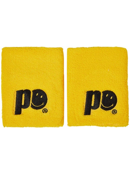 Prince x Smiley Doublewide Wristbands Yellow