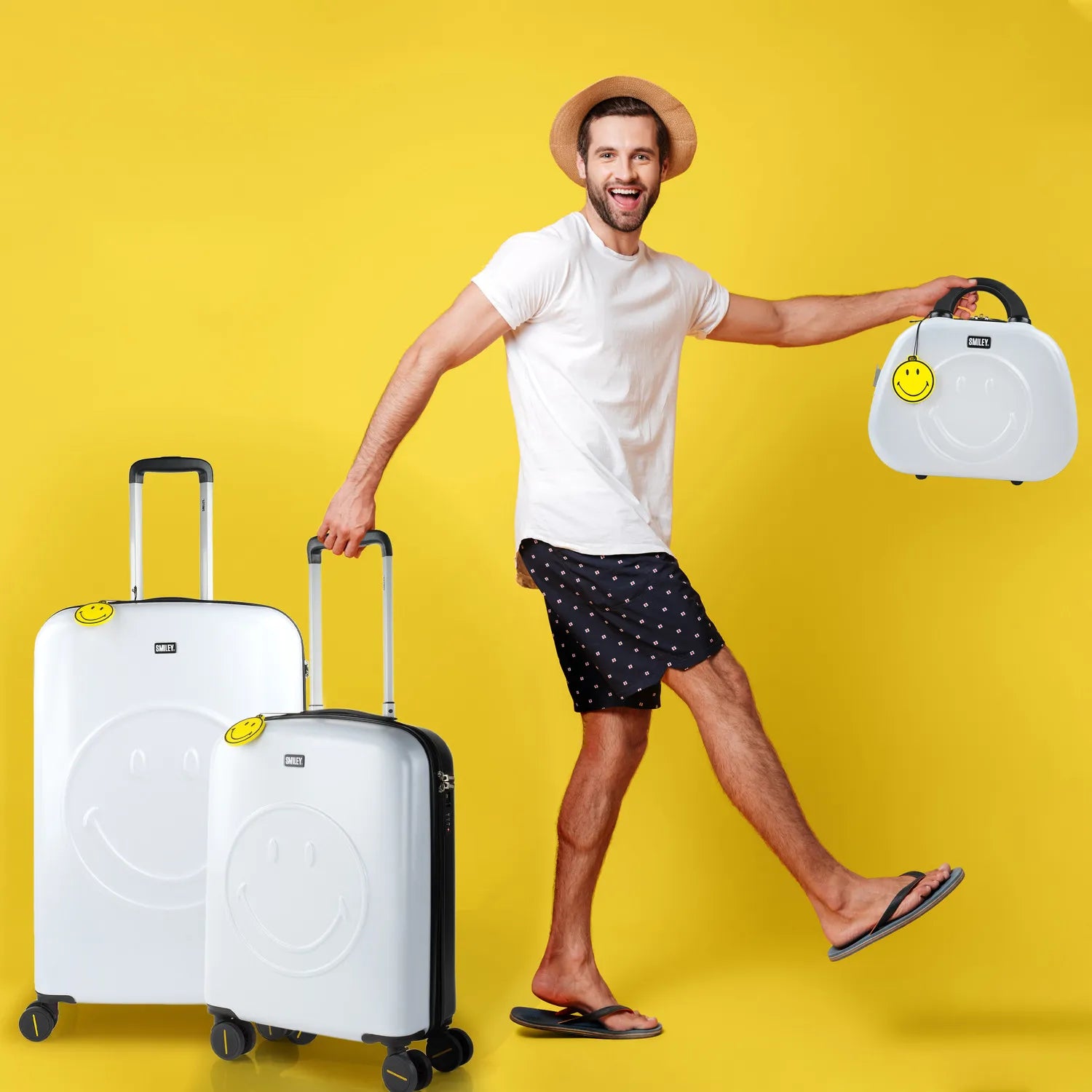Arsamar x Smiley® | Set of 3 suitcases - All Colours